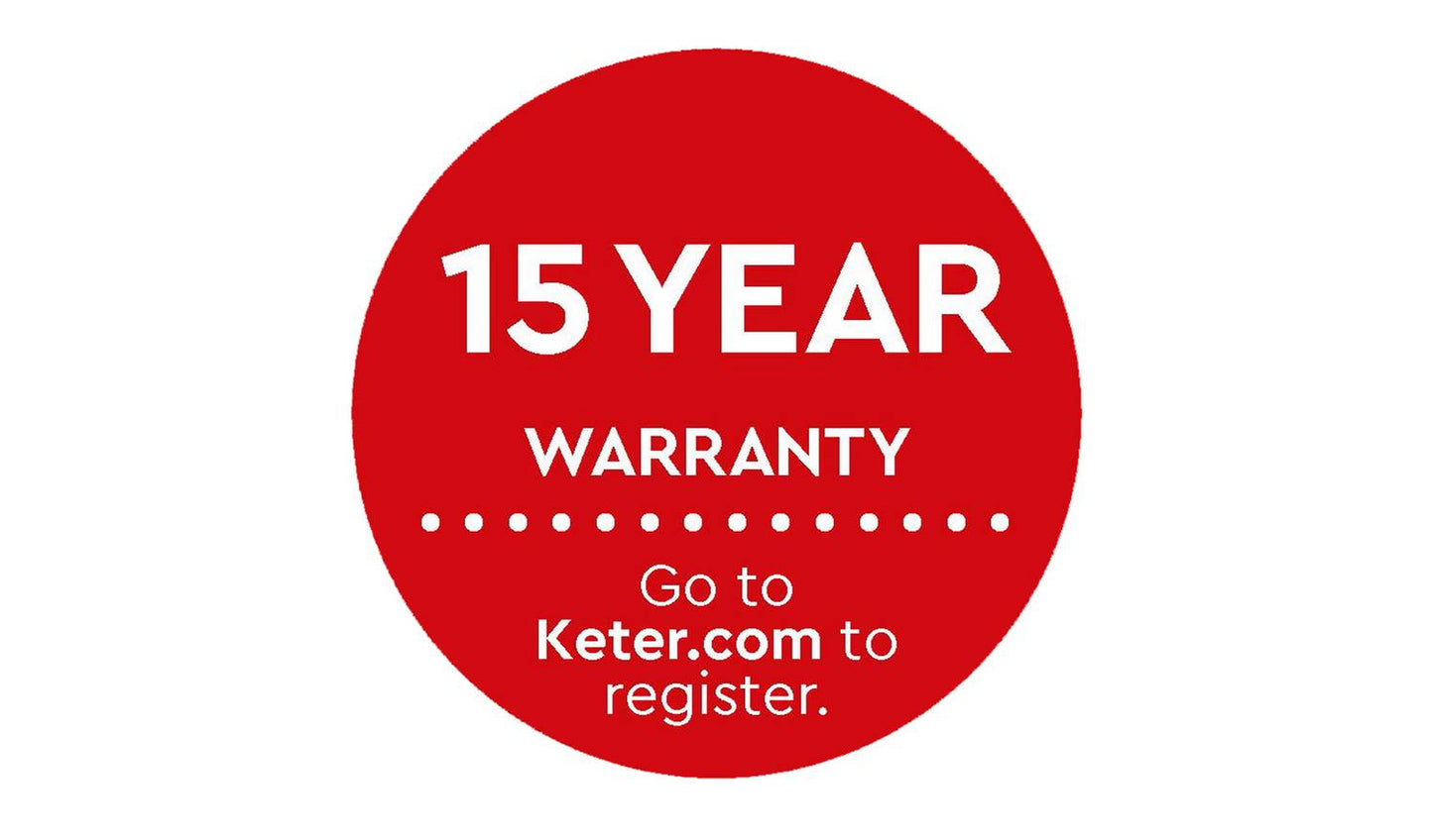 Keter Manor Pent Outdoor Garden Storage Shed 6 x 4ft - Brown