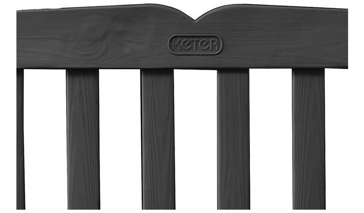 Keter Eden Bench 265L Outdoor Garden Storage Box - Grey