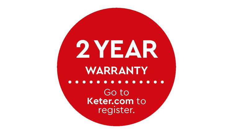 Keter Eden Bench 265L Outdoor Garden Storage Box - Grey