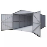 YardMaster Metal Grey Shed - 10 x 17ft
