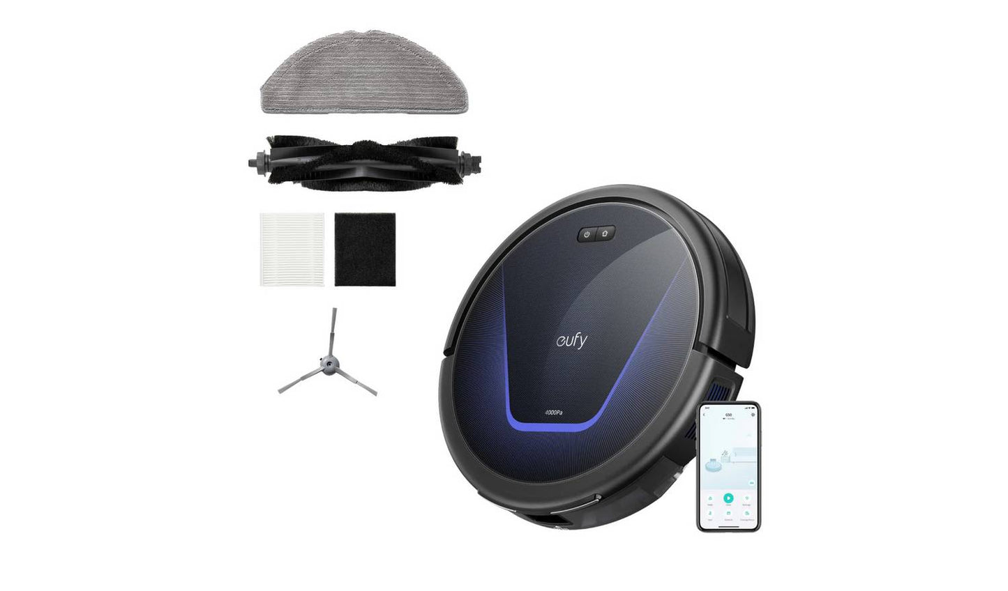 eufy G50 Hybrid Robot Vacuum & Mop with Auto-Detangle Brush