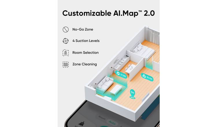 eufy L60 Hybrid Robot Vacuum with Powerful Suction & Mop