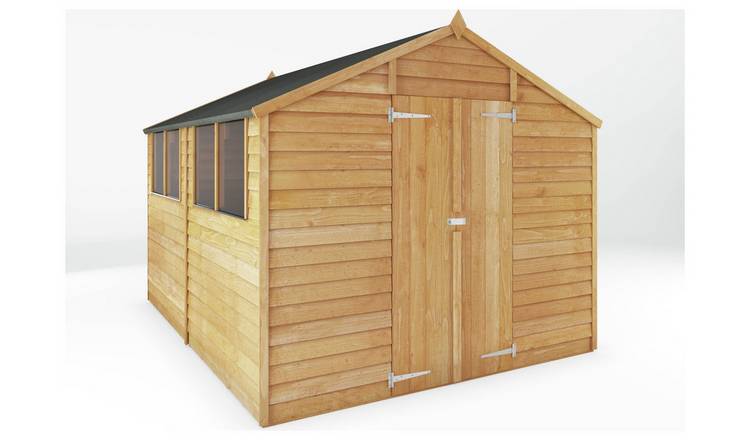 Mercia Wooden Overlap Garden Shed 10 x 8ft
