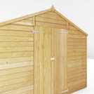 Mercia Wooden Overlap Garden Shed 10 x 8ft