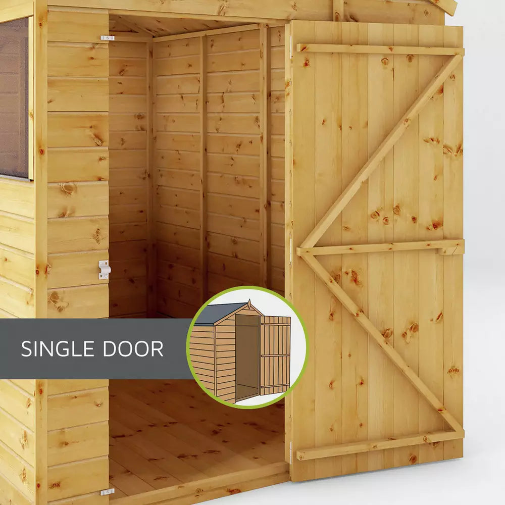 Mercia Wooden Overlap Windowless Shed 12 x 8ft