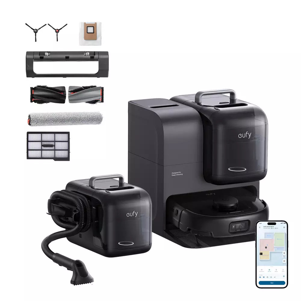 eufy Omni E28 Robot Vacuum & Mop with Portable Deep Cleaner