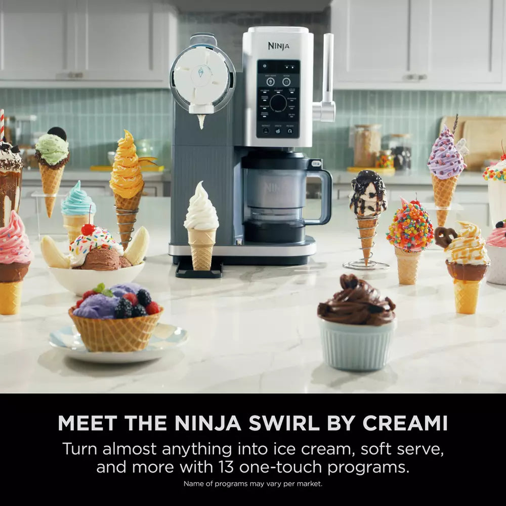 Ninja Swirl by CREAMi Soft Serve & Ice Cream Maker