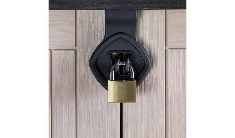 Keter Store It Out Midi 880L Garden Storage Box -Beige/Brown