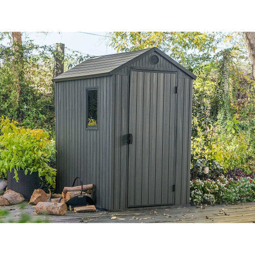 Keter Darwin 6 x 4ft Shed - Grey