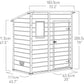 Keter Manor Pent Outdoor Garden Storage Shed 6 x 4ft - Brown