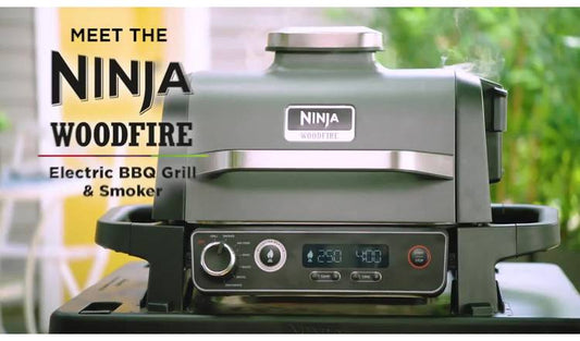 Ninja OG701UK Woodfire Electric BBQ Grill & Smoker