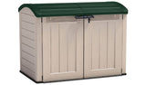 Keter Store It Out Ultra 2000L Garden Bike Shed -Beige/Green