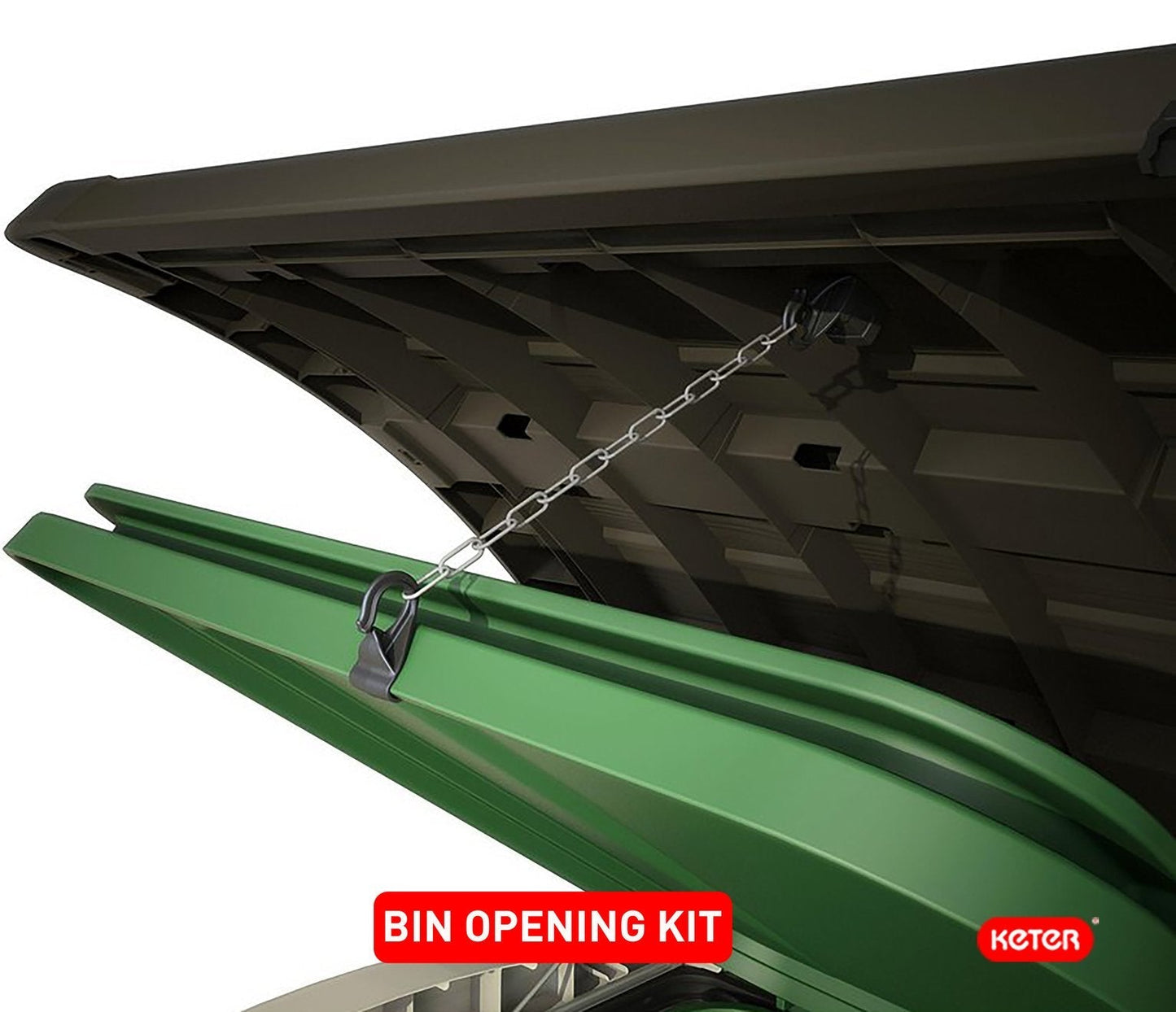 Keter Store It Out Max 1200L Garden Storage Box -Beige/Green