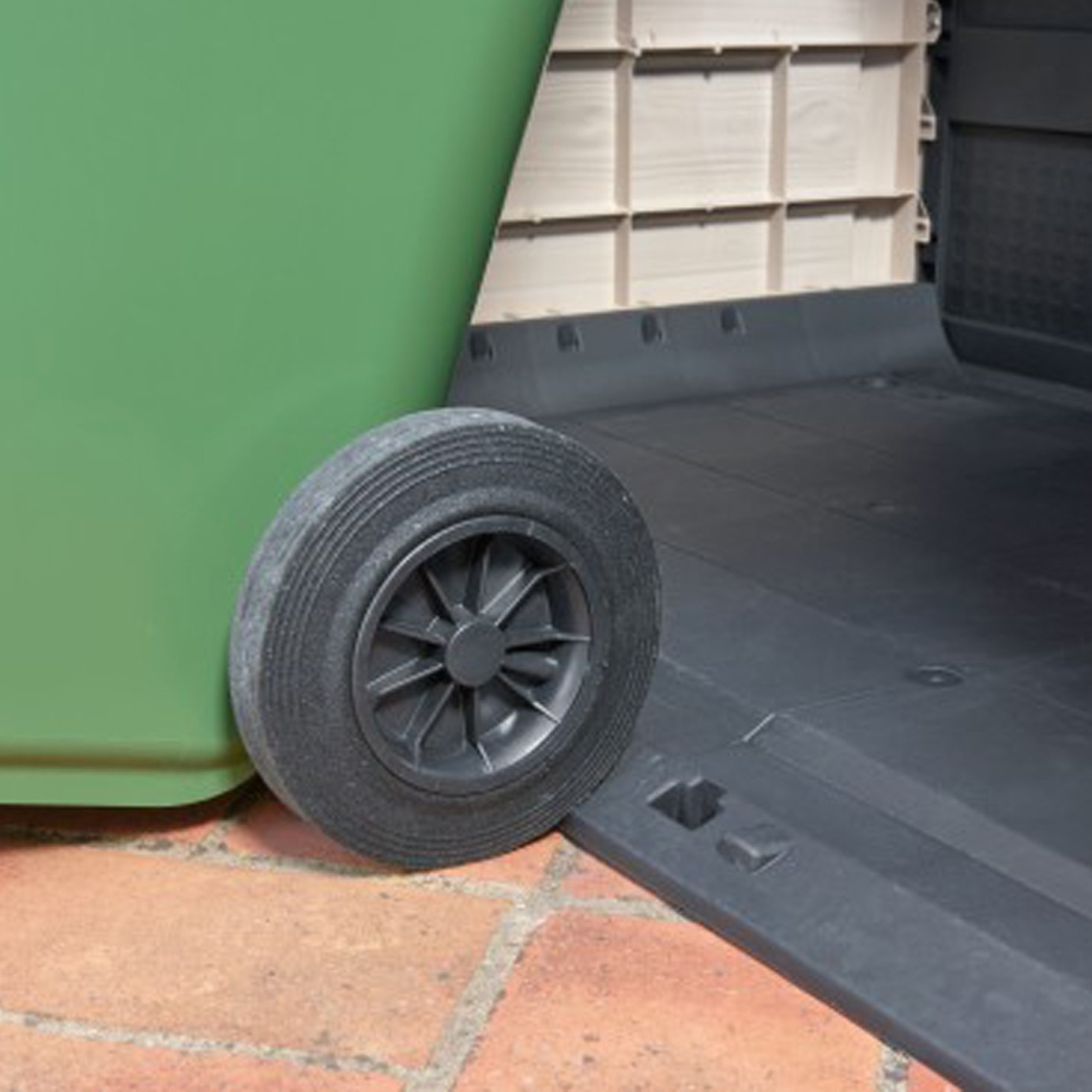 Keter Store It Out Max 1200L Garden Storage Box -Beige/Green