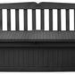 Keter Eden Bench 265L Outdoor Garden Storage Box - Grey