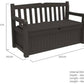 Keter Eden Bench 265L Outdoor Garden Storage Box - Grey
