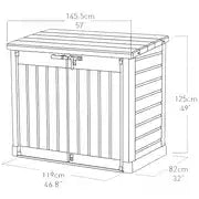 Keter Store It Out Max 1200L Garden Storage Shed 5 x 3ft