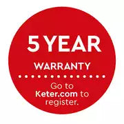 Keter Store It Out Max 1200L Garden Storage Shed 5 x 3ft