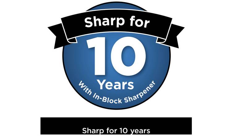 Ninja Stay Sharp 5 Piece Knife With Knife Block - Black