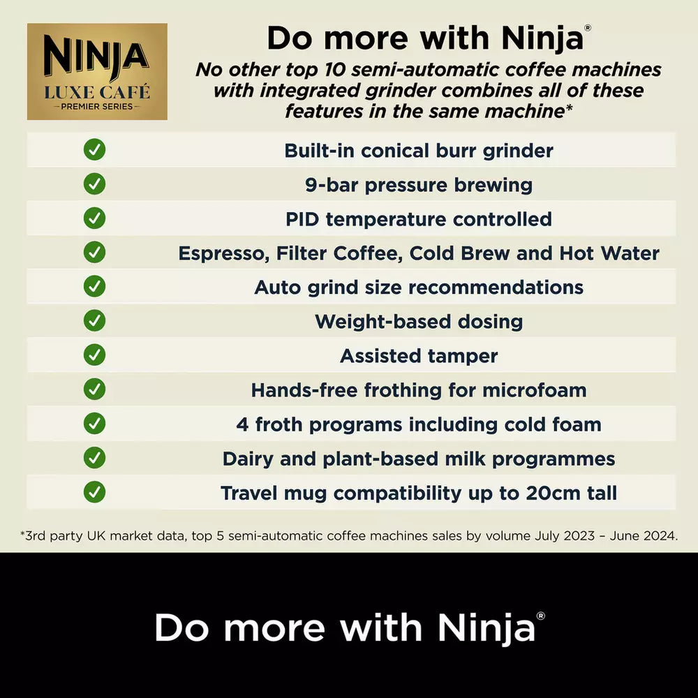 Ninja ES601UK Luxe Cafe Premier Espresso Coffee Machine