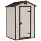 Keter Manor Apex Outdoor Garden Storage Shed 4 x 3ft - Brown