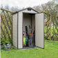 Keter Manor Apex Outdoor Garden Storage Shed 4 x 3ft - Brown