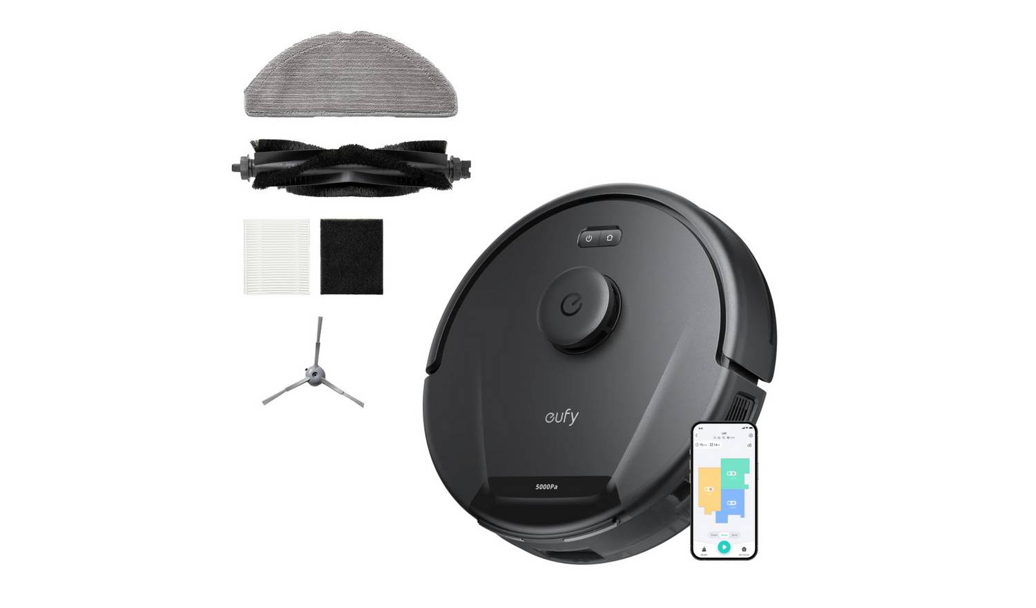 eufy L60 Hybrid Robot Vacuum with Powerful Suction & Mop