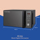Russell Hobbs RHM2076B 20 Litre 800 W Black Digital Solo Microwave with 5 Power Levels