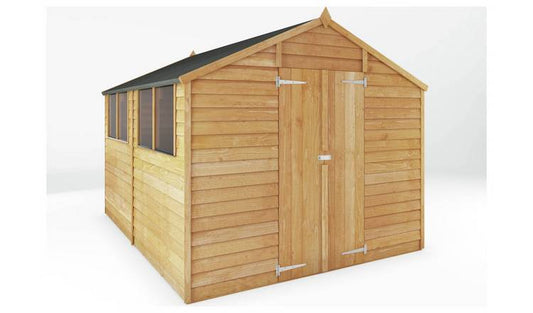 Mercia Wooden Overlap Garden Shed 10 x 8ft