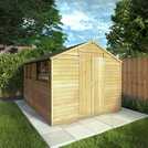 Mercia Wooden Overlap Garden Shed 10 x 8ft
