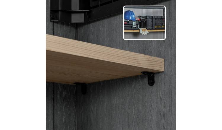 Keter Signature 2020L Horizontal Garden Storage Shed - Oak