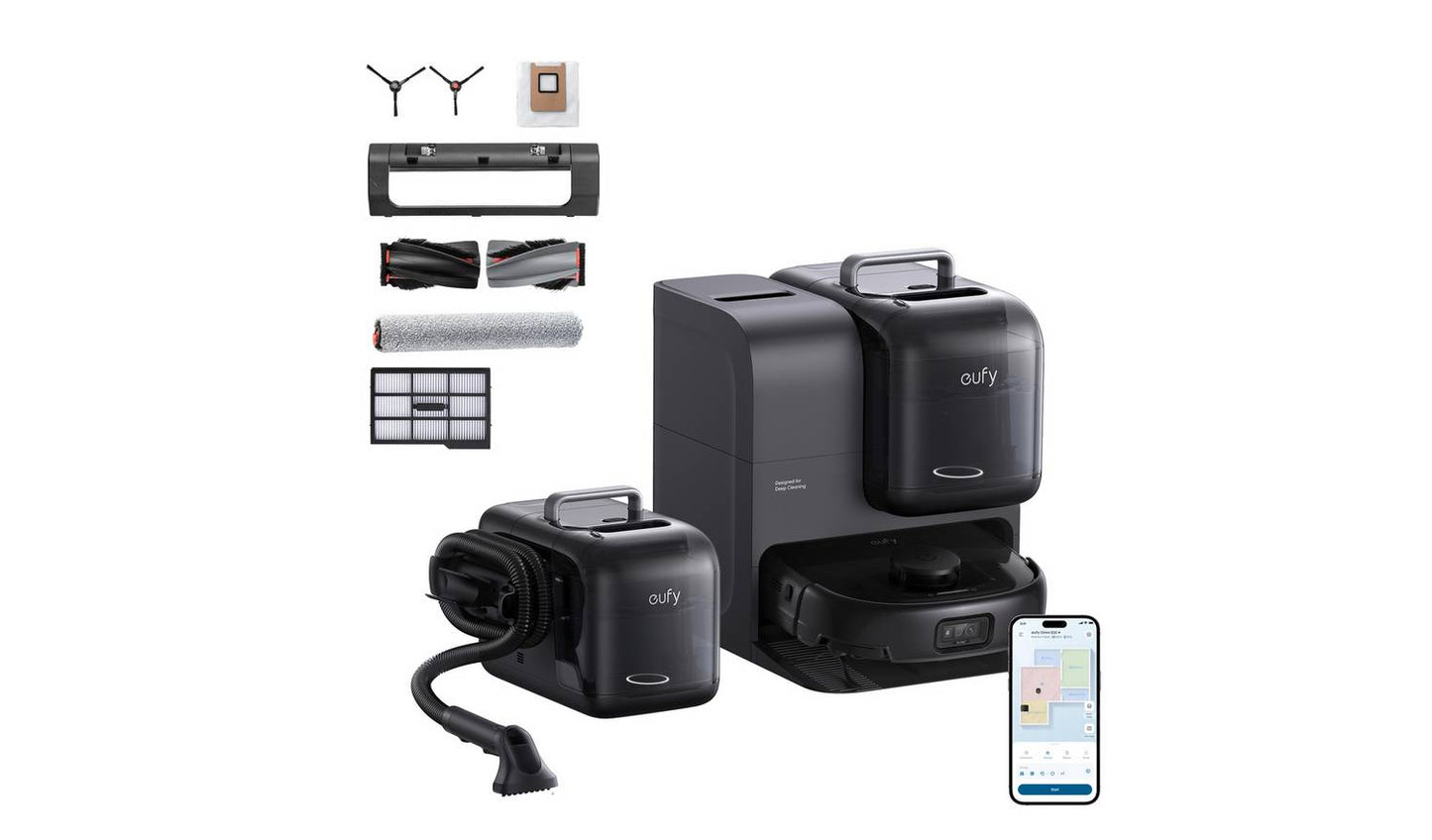 eufy Omni E28 Robot Vacuum & Mop with Portable Deep Cleaner