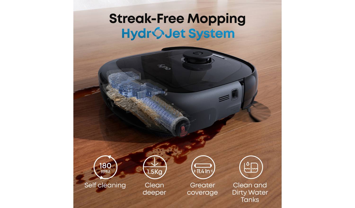 eufy Omni E28 Robot Vacuum & Mop with Portable Deep Cleaner