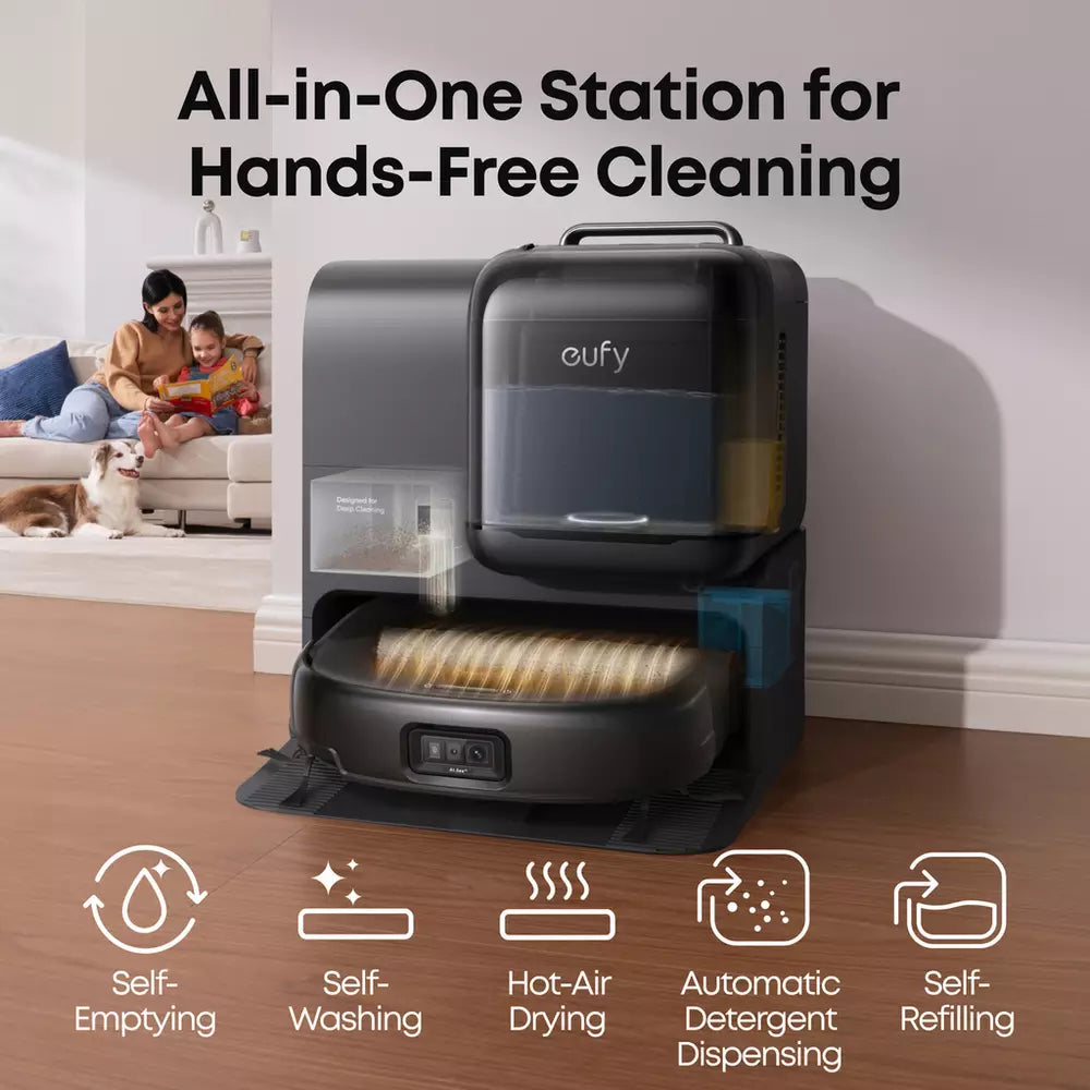 eufy Omni E28 Robot Vacuum & Mop with Portable Deep Cleaner