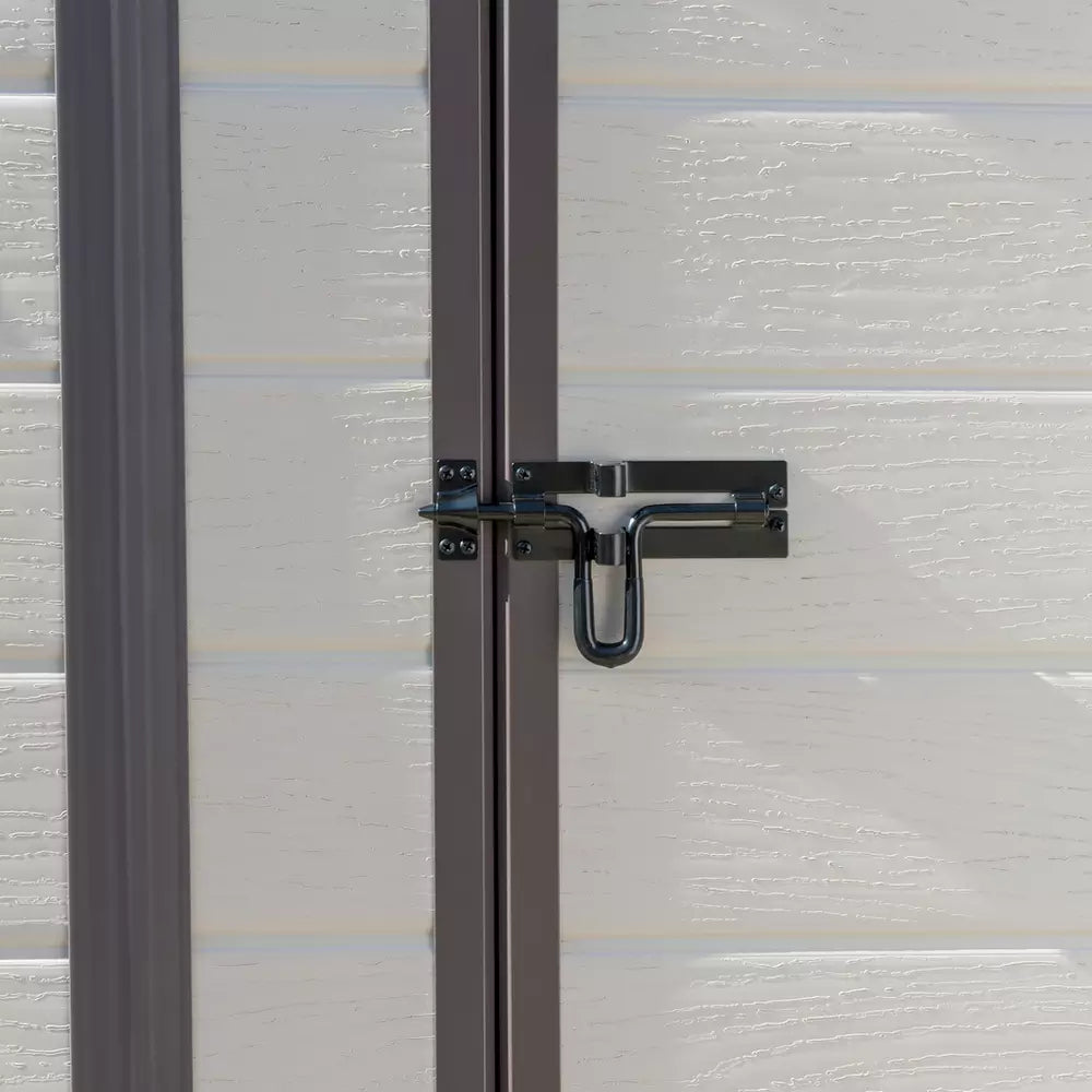 Keter Manor Pent Outdoor Garden Storage Shed 6 x 6ft - Brown