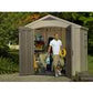 Keter Factor Apex Garden Storage Shed 8 x 6ft – Beige/Brown