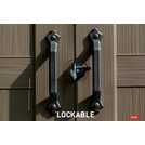 Keter Factor Apex Garden Storage Shed 8 x 6ft – Beige/Brown