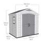 Keter Factor Apex Garden Storage Shed 8 x 6ft – Beige/Brown