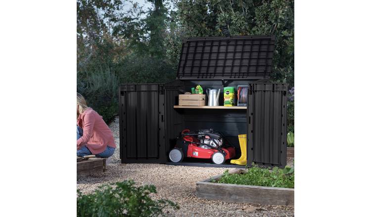 Keter Store It Out Midi 880L Garden Storage Box -Brown