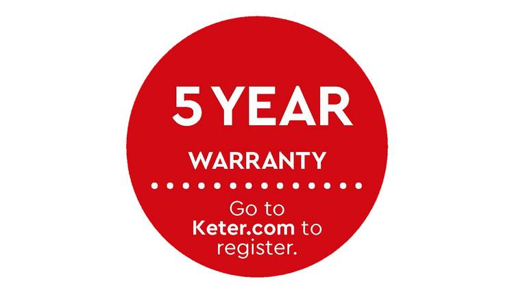 Keter Store It Out Midi 880L Garden Storage Box -Beige/Brown