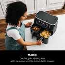 Ninja Foodi MAX Dual Zone AF400UK 9.5L Air Fryer - Black