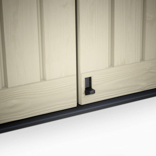 Keter Store It Out Max 1200L Outdoor Garden Storage Shed Beige Brown