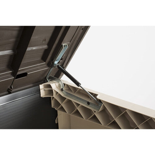 Keter Store It Out Max 1200L Outdoor Garden Storage Shed Beige Brown