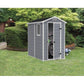 Keter Manor Outdoor Plastic Garden Storage Shed, Grey, 6 x 4 ft