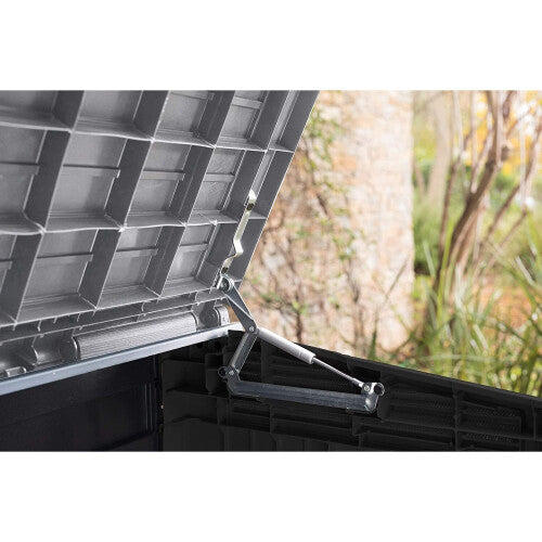 Keter Store it Out Nova with Pistons, Dark Grey with Light Grey Lid