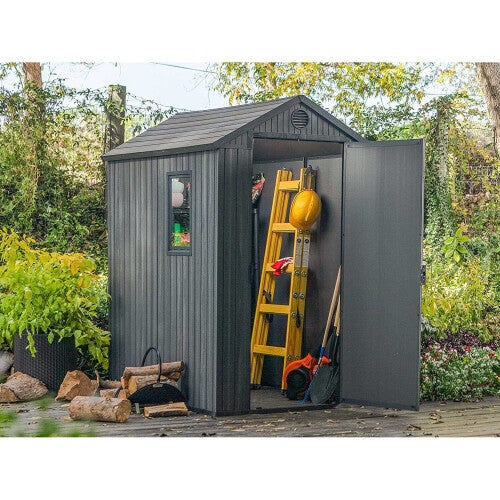 Keter Darwin 6 x 4ft Shed - Grey