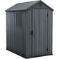 Keter Darwin 6 x 4ft Shed - Grey